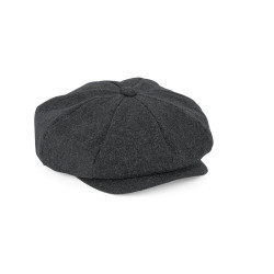 Casquette gavroche en laine Melton vierge ou avec votre logo