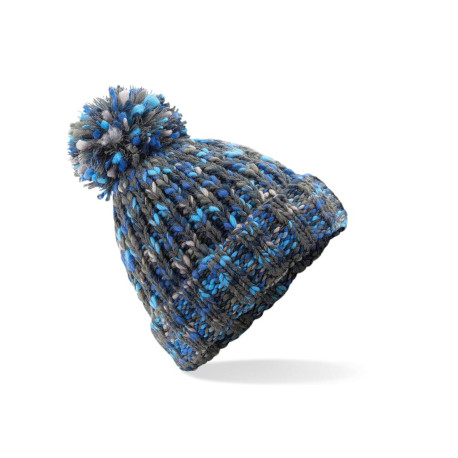 Bonnet Twister avec pompon vierge ou à personnaliser - Express et pas cher
