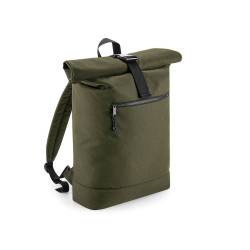 Sac à dos fermeture à enroulement en matériaux recyclés personnalisé
