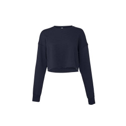 Sweat col rond femme court personnalisé