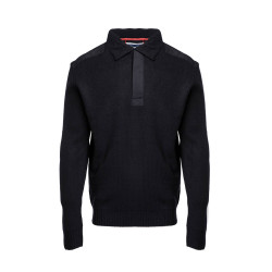 Pull col polo personnalisé