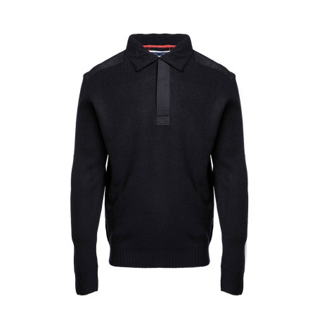 Pull col polo personnalisé