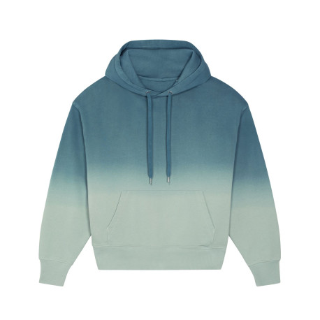 Le sweat à capuche unisexe décontracté dip dye personnalisé