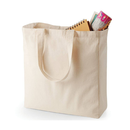 Sac shopping en toile vierge ou avec votre logo