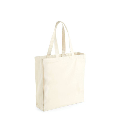 Large sac shopping en canvas vierge ou avec votre logo