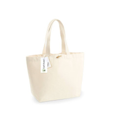 Sac shopping grand volume coton bio vierge ou à personnaliser