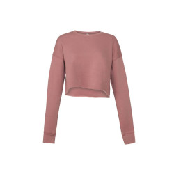 Sweat col rond femme court personnalisé