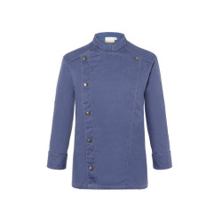 Veste de cuisine Jeans-Style vierge ou à personnaliser - Express et pas cher