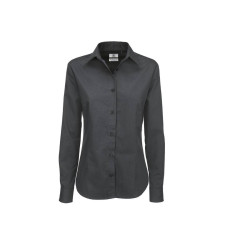 Chemise coton twill femme vierge ou avec votre logo