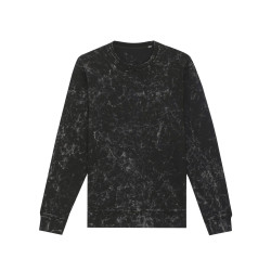 Le sweat-shirt unisexe à col rond et à motif taches personnalisé