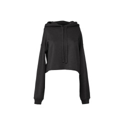 Sweat capuche femme court personnalisé