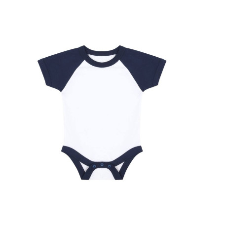 Body baseball vierge ou avec votre logo