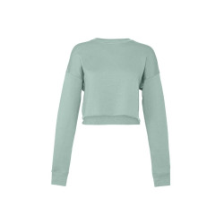 Sweat col rond femme court personnalisé