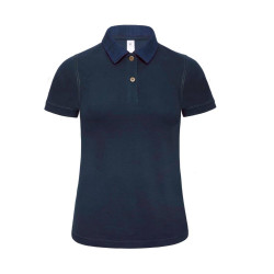 Polo femme 180 col denim vierge ou avec votre logo