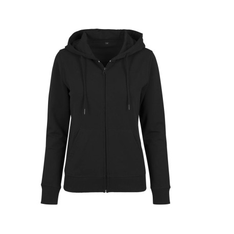 Sweat zippé femme capuche vierge ou à personnaliser