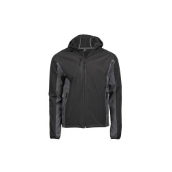 Veste Softshell à capuche homme vierge ou à personnaliser