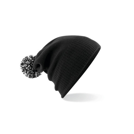Bonnet avec pompon vierge ou à personnaliser - Express et pas cher