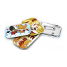 Badge Rectangle Coins Arrondis 68x45mm personnalisé