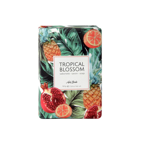 TROPICAL BLOSSOM. Savons enrichis à l'huile d'olive (160g) personnalisé