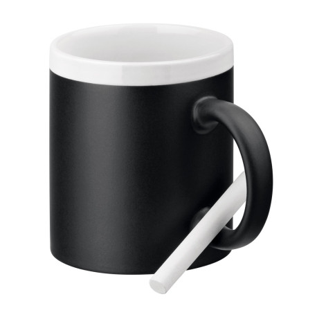 CHALKIE. Mug en céramique 360 ml vierge ou à personnaliser