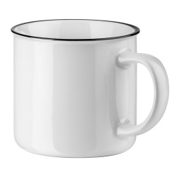 VERNON WHITE. Mug en céramique 360 ​​ml vierge ou à personnaliser