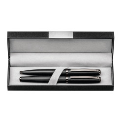 IMPERIO. KIt roller et stylo bille en métal vierge ou à personnal