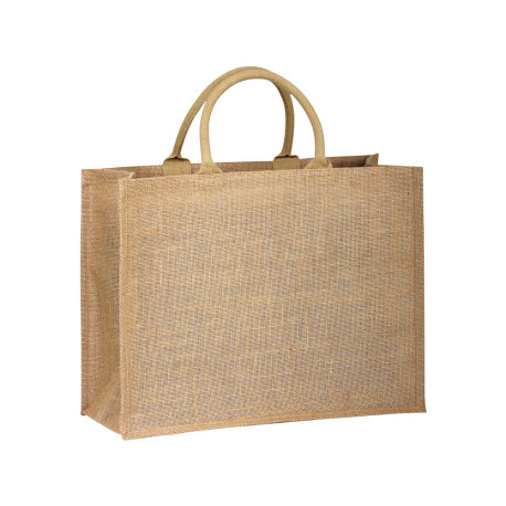 SHANTI. Sac en toile de jute vierge ou à personnaliser - Express et pas cher