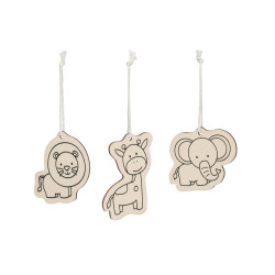 FAUNE. Set coloriage vierge ou à personnaliser - Express et pas cher