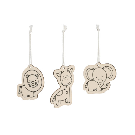 FAUNE. Set coloriage vierge ou à personnaliser - Express et pas cher