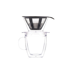 POUR OVER. Filtre à café et mug isotherme personnalisé