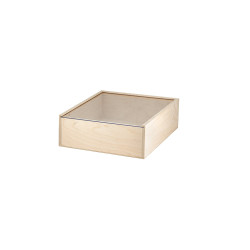 BOXIE CLEAR S. Boite en bois S vierge ou à personnaliser - Express et pas cher