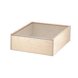 BOXIE CLEAR L. Boite en bois L vierge ou à personnaliser - Express et pas cher