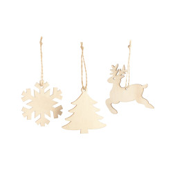 FLAKE. Ornements de Noël vierge ou à personnaliser - Express et pas cher