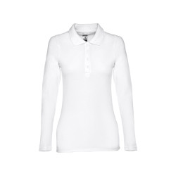 THC BERN WOMEN WH. Polo à manches longues pour femme