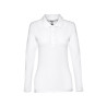 THC BERN WOMEN WH. Polo à manches longues pour femme
