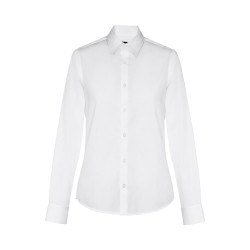 THC PARIS WOMEN WH. Chemise popeline pour femme ML vierge ou à pe