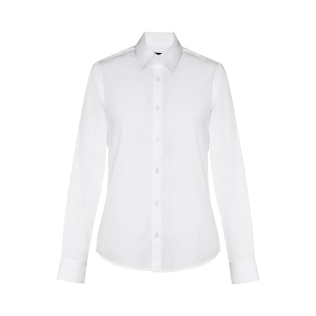 THC PARIS WOMEN WH. Chemise popeline pour femme ML vierge ou à pe