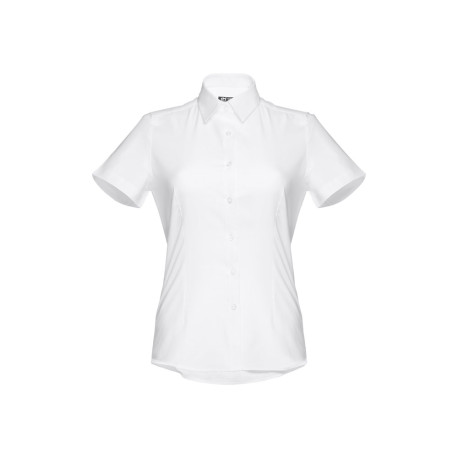 THC LONDON WOMEN WH. Chemise oxford pour femme MC vierge ou à per