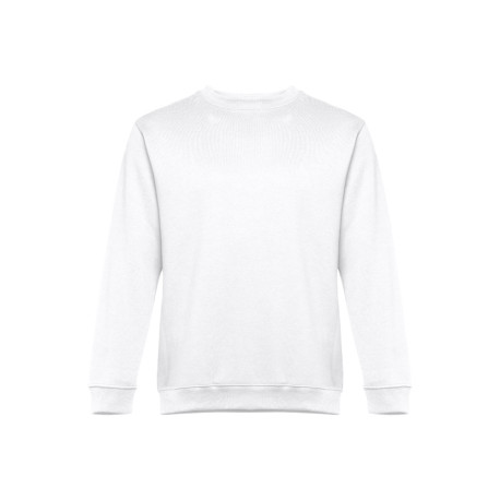 THC DELTA WH. Sweatshirt col rond vierge ou à personnaliser