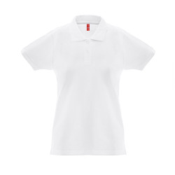 THC MONACO WOMEN WH. Polo pour femme vierge ou à personnaliser