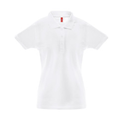 THC BERLIN WOMEN WH. Polo pour femme vierge ou à personnaliser
