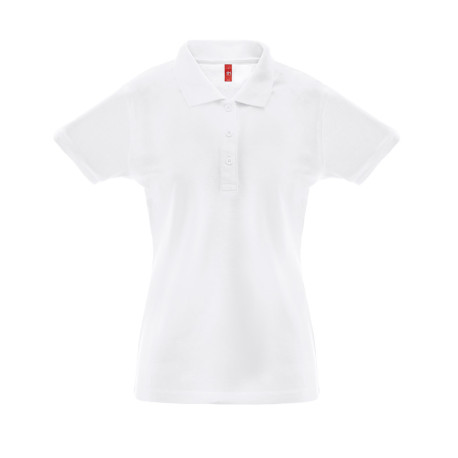 THC BERLIN WOMEN WH. Polo pour femme vierge ou à personnaliser