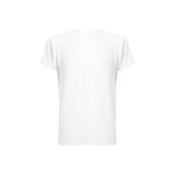 TUBE WH. T-shirt en polyester et élasthanne. Couleur blanche personnalisé