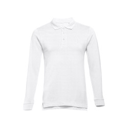 THC BERN WH 3XL. Polo à manches longues pour homme vierge ou à pe