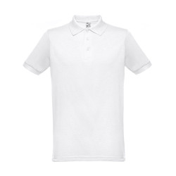 THC BERLIN WH. Polo pour homme vierge ou à personnaliser
