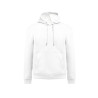 KARACHI WH. Sweat en coton et polyester recyclé. Coloris blanc personnalisé