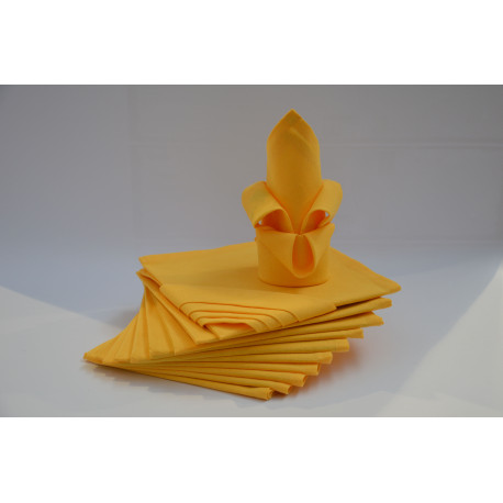 Serviette de table en coton personnalisable de 44 x 44 cm