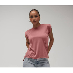 Tee-shirt femme manches roulées personnalisé