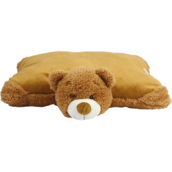 Coussin-peluche zipp  Ours Mumbles personnalisé