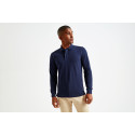 Polo coupe classique à manches longues homme personnalisé